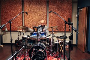 A client of Kingswood Productions using Studio B to record their latest album